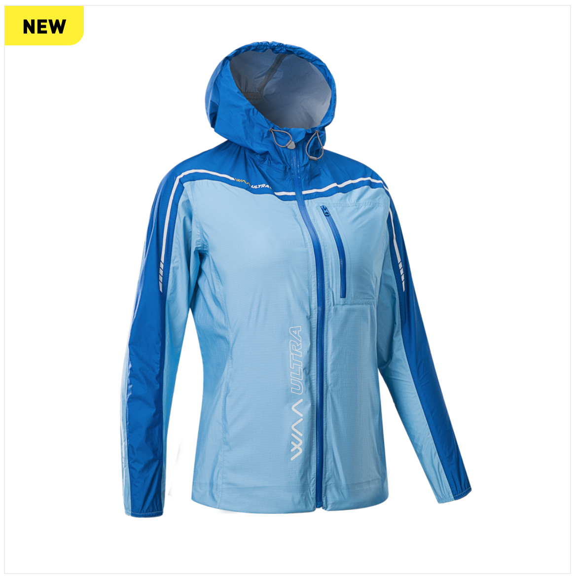 Jacheta alergare dama WAA Ultra Rain 3.0 Glacier blue | InfinityRun